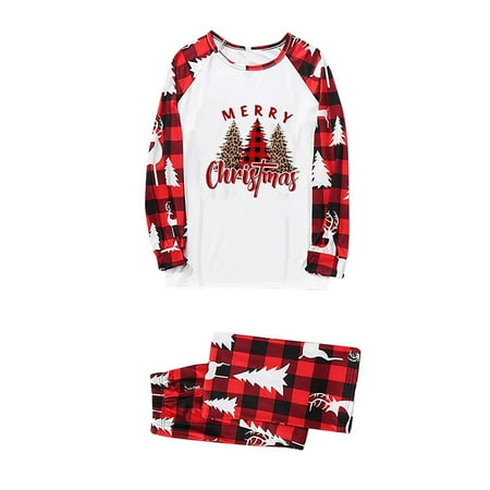 

Fanxing Clearance Deals Pajamas for Christmas for Family Party Comfy Themed Pjs Merry Christmas Tops Pajamas