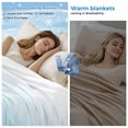 thumbnail image 2 of Blue White Ombre Cooling Blanket,Lightweight Breathable Summer Throw Blanket with Double Sided Cold Effect,Gradient Color Modern Abstract Art Picnic Blankets Bed Sheet for Hot Sleepers 40"x60", 2 of 8