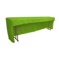 thumbnail image 1 of LA Linen TCpop-OB-fit-96x18x30-LimeP84 Open Back Polyester Poplin Fitted Tablecloth for Classroom Tables, Lime, 1 of 1
