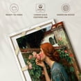 thumbnail image 6 of Elephant Stock The Soul Of The Rose Wall Art - Vertical Canvas Wall Art - Living Room Wall Decor - People Canvas - Orange And Beige Decor By John William Waterhouse - 30" x 45", 6 of 8