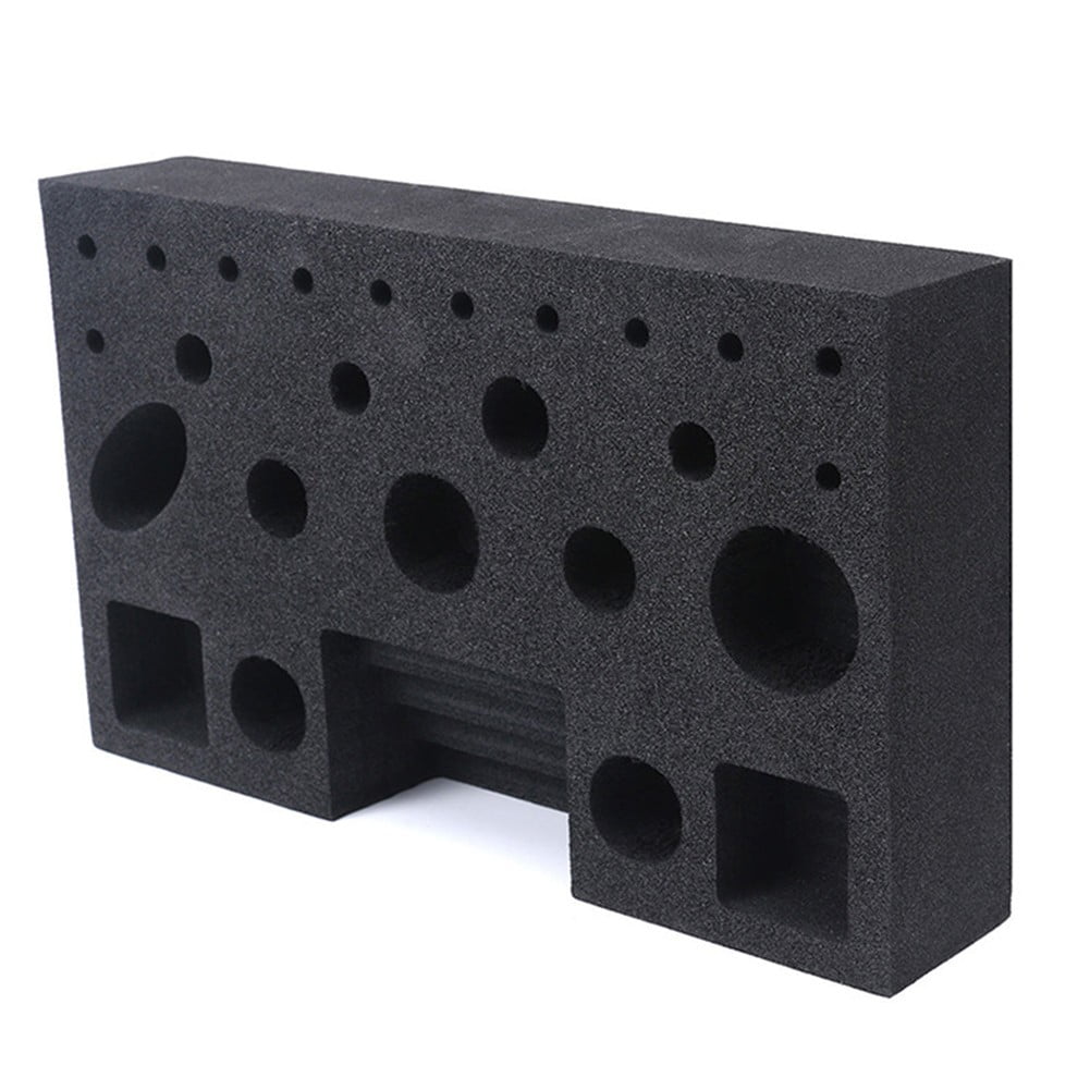 Splihome Part Tool Holder Tool Station Tying Useful Vise Black Eva Fly Fly Fishing Foam Functional organizer Super Soft