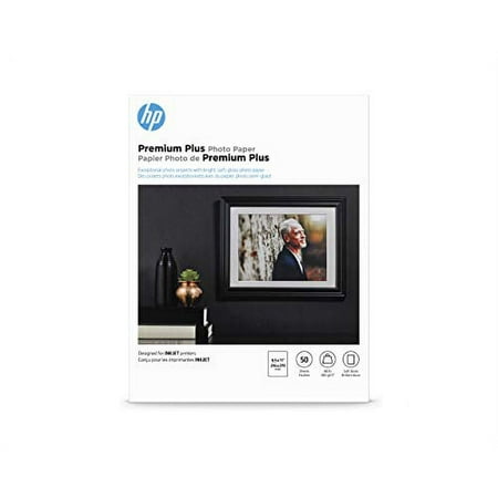 HP Premium Plus Photo Paper, Satin, 8.5x11 in, 50 sheets (CR667A)