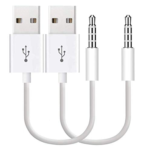 3.5mm Jack USB Charger Data Cable for iPod Shuffle 3G 3rd 4th 5th 6th 7 Gen 