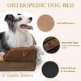 thumbnail image 3 of Cama para perros Comfort Expression Jumbo, impermeable, ortopédica, marrón, 3 of 9