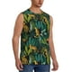 thumbnail image 2 of Balery Jungle Leopard Yellow Camisetas sin mangas para hombre, absorbe la humedad y protege contra el mal olor.-XX-Large, 2 of 7