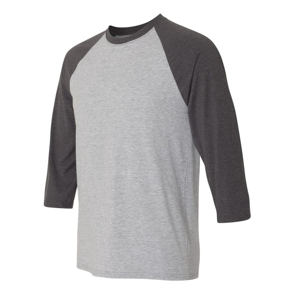 Hanes - Hanes - X-Temp 3/4 Sleeve Baseball T Shirt - Walmart.com ...