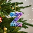 thumbnail image 4 of Z Snowflake Series 2D Acrylic Backpack Car Pendant Decoration Ornament Alphabet Design Z, 4 of 7
