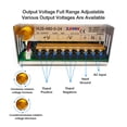 thumbnail image 4 of Alimentation de Commutation à Affichage Numérique 480W Réglable 0-5V 12V 24V 36V 48V 60v 80V 120v 300V, 24V 20A, 48V 10a, Protections de Sécurité Intégrées, 4 of 7