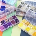 thumbnail image 3 of BUYISI 10 Compartiments/boîte Petites Perles Multicolores Sequins Pack Matériel Bracelet Fait Main DIY, 3 of 7