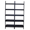 thumbnail image 4 of Lean To Shelf Units With 5 Shelves in Black - Set of 2 Pieces, 4 of 6