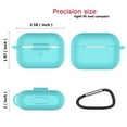 thumbnail image 6 of Njjex AirPods Pro & Airpods 1 2 3 Case Silicone Protective Skin, [Front LED Visible] Protective Silicone Cover & Skin Compatible with AirPods 1 & 2 Pro Wireless Charging Case with Carabiner, 6 of 9
