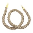 thumbnail image 1 of Jute Rope With Hooks For Crowd Control Movie Theaters Grand Openings Celebrations Durable And Reliable Barrier Rope For Queue Events And Decorations, 1 of 2