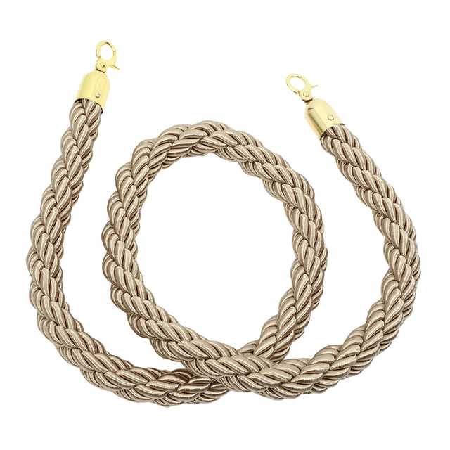Jute Rope With Hooks For Crowd Control Movie Theaters Grand Openings Celebrations Durable And Reliable Barrier Rope For Queue Events And Decorations