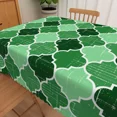 thumbnail image 4 of Nanqianyi Green Art Geometric Tablecloth,Waterproof Stain Resistant Rectangle Table Cover for Dining Kitchen,60x102 Inch, 4 of 6