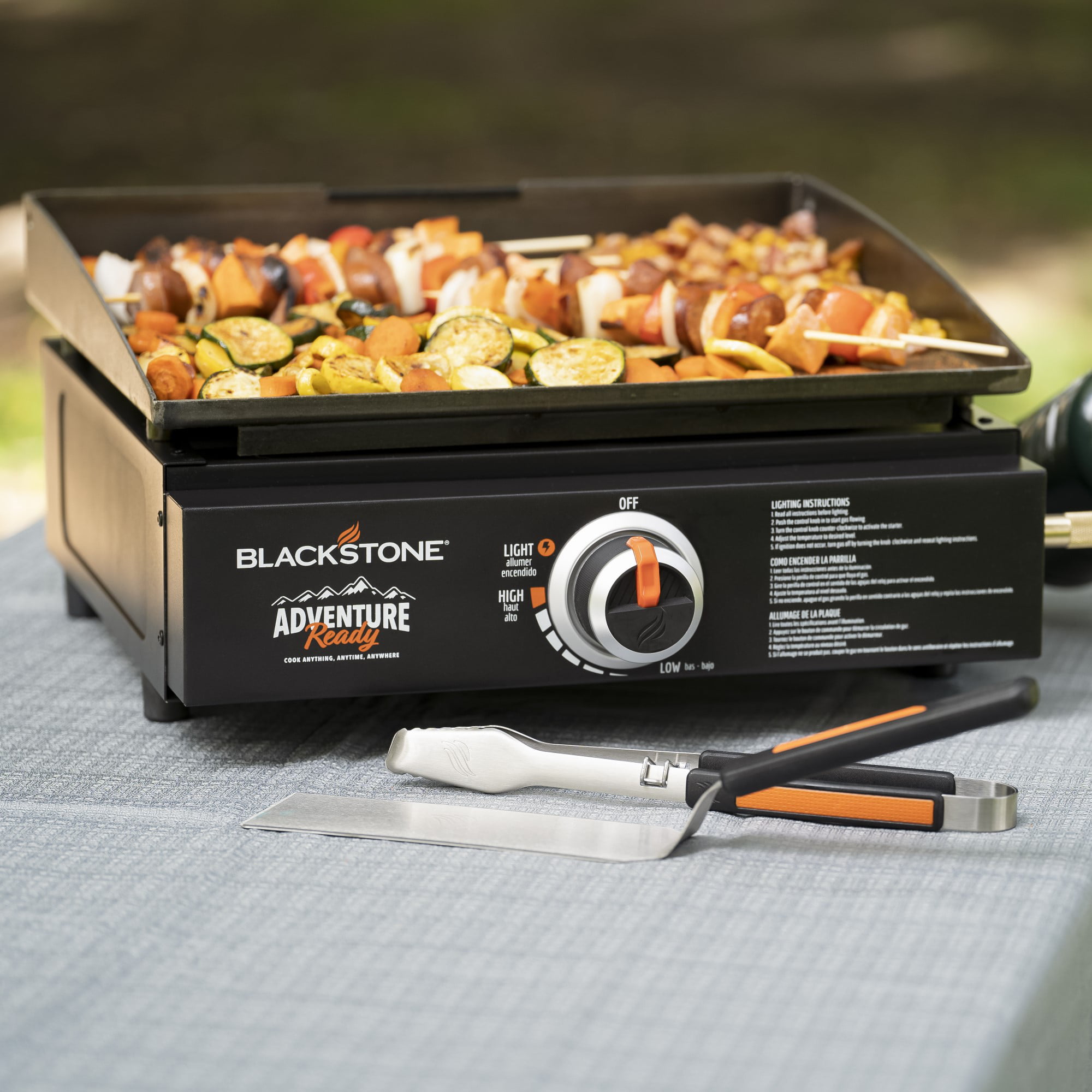 Blackstone 17" Adventure Ready Tabletop Outdoor Griddle w\ Grease Management 