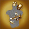 thumbnail image 1 of Born Pretty Love Heart Gray-3d Art Wall Metal Figure Sculpture Couple Hanging Painting For Home, 1 of 2