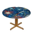thumbnail image 3 of WYYP   Patriotic Tablecloth Roll 4th of July Firework Disposable Tablecloth Roll Americana Red White Blue Table Cover for Independence Day Party Decorations Supplies 42-46, 3 of 8