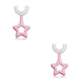 thumbnail image 3 of Naiovety Cepillo de para bebé ergonómico de doble cara de silicona de 360 ​​grados, cepillo de Manual en forma de U, cuidado rosado S 2piezas Naiovety  CBP077646, 3 of 6