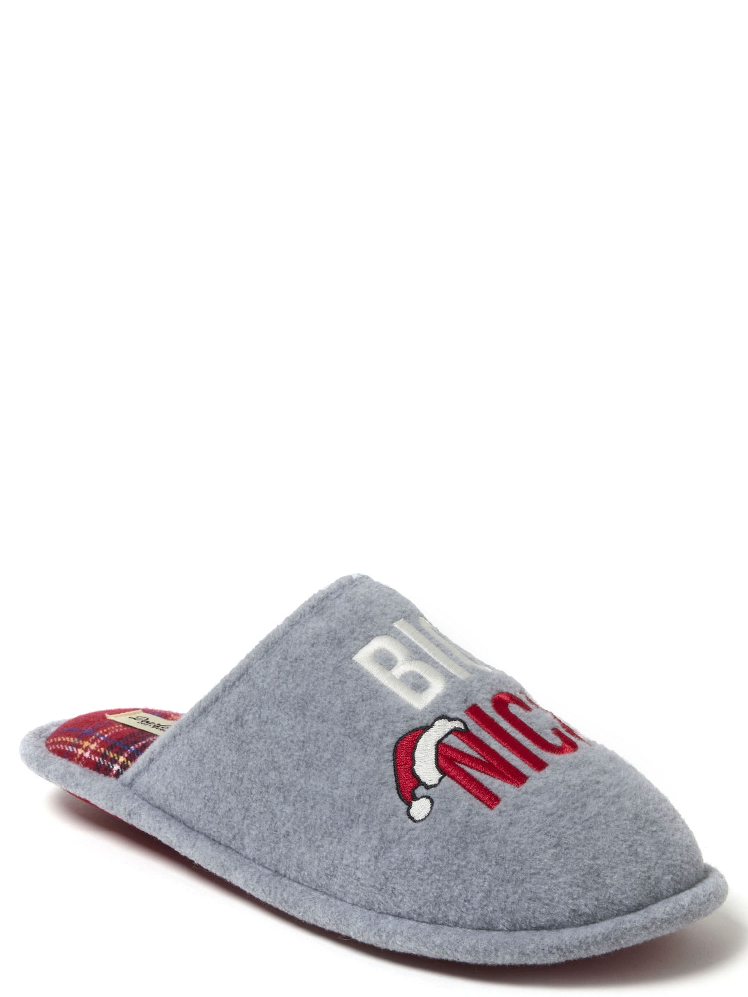 Dearfoams Cozy Comfort Men's Big Nick Scuff Slippers