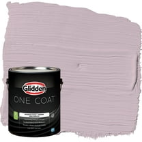 Glidden One Coat Interior Paint and Primer, High Society / Purple, Gallon, Eggshell