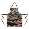 thumbnail image 2 of Pioneer Flower Floral Print Pattern Apron-Garden Aprons for Women with Pockets-Cotton Linen Waterproof Kitchen Cooking Gardening Aprons Adjustable for Kitchen,Cooking,BBQ and Salon 33x27 Inch, 2 of 7