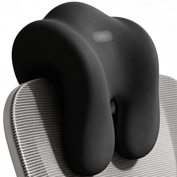 Office Chair Neck Pillow, Memory Foam Neck Pillow, Ergonomic Headrest Cervical Spine Cushion with Airflow Design, 9.4 x 11.8 in for Office, Home, Reading, Travel