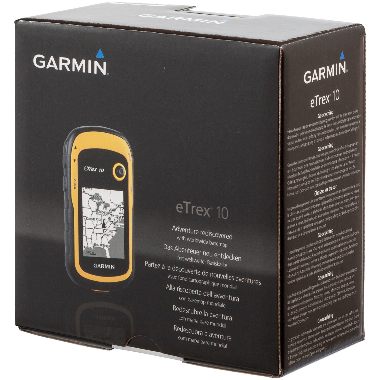 Garmin - 010-00970-00 - eTrex 10 GPS portable de randonnée - Fond  cartographique mondial - Jaune/Noir : : High-Tech