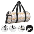 thumbnail image 3 of Fotbe Cute Cartoon Penguin Bolsa Deportiva de Lona Plegable con Estampado, Bolsa de Gimnasio con Bolsillo Seco/Húmedo, Bolsa de Viaje Ultraligera de Gran Capacidad, 3 of 6