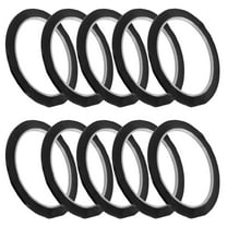 GOOHOCHY 10 Pcs Pinstripe Tape PET Striped Tape 5000.00X0.30X0.01CM Black