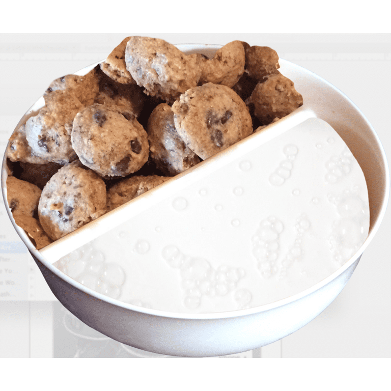 Just Crunch 15 oz. Anti Soggy Cereal Bowl, White