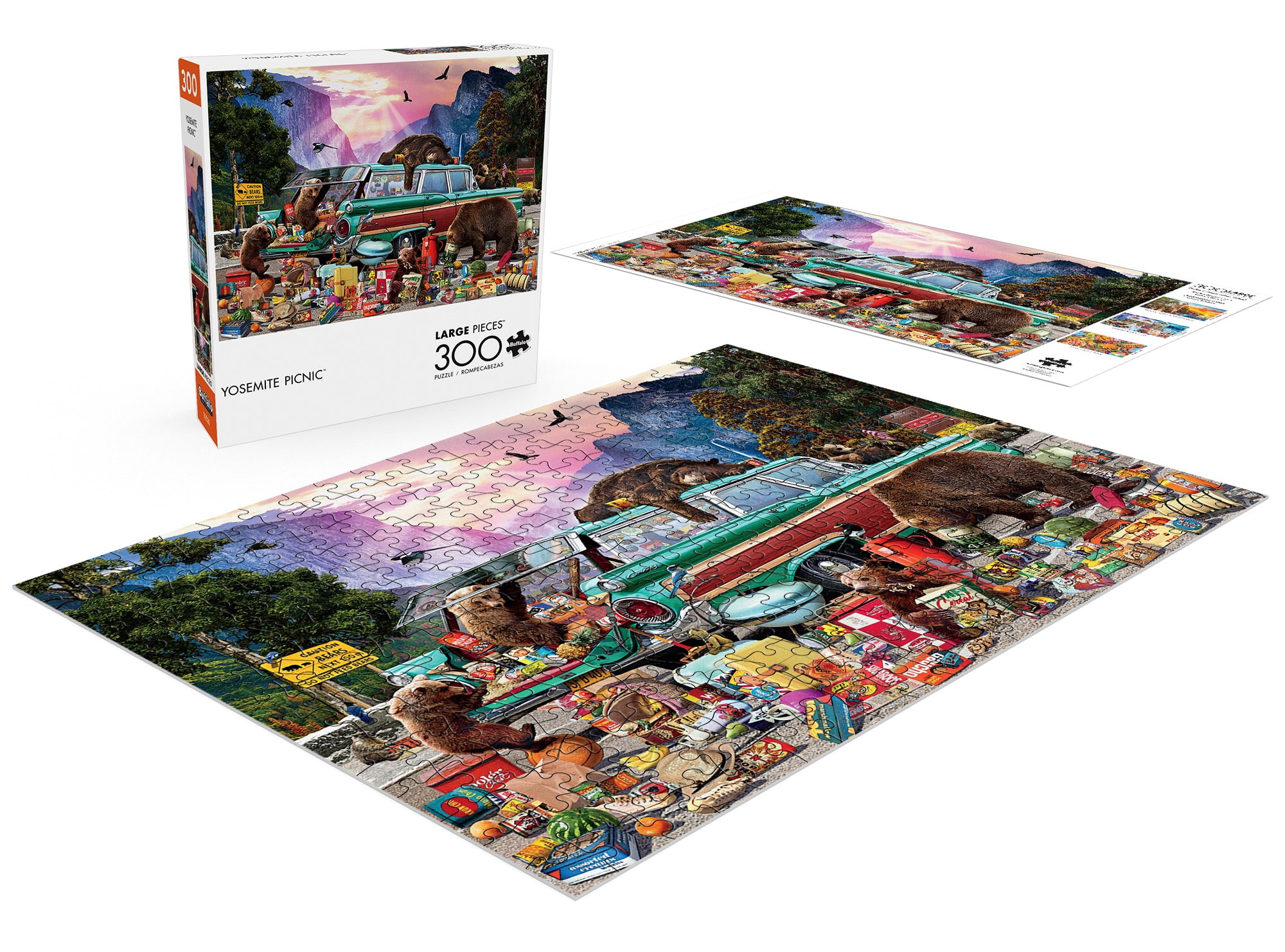 Buffalo Games 300-Piece Yosemite Picnic Jigsaw Puzzle