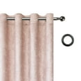 thumbnail image 2 of Kate Aurora Modern Art Contemporary 2 Pack Light Filtering Grommet Top Curtains - Assorted Colors, 84 in. Long, 2 of 3