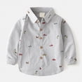 thumbnail image 5 of 3-4T Toddler Boy's Shirt Long Sleeve Cute Graphic Top Fall Winter Clothes Outfit for 12 Months 2T 3T 4T 5T 6T 7T 8T Kids School Casual Daily, 5 of 7