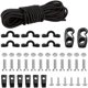 thumbnail image 1 of 1 accesorios de kayak cordón elástico kayak bungee cable kit bungee correas con ganchos, 1 of 5