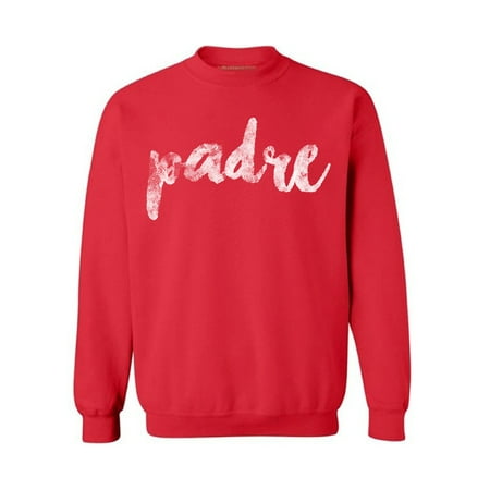 Awkward Styles Padre Crewneck Sweatshirt for Men Mexican Clothes Collection Padre Crewneck for Dad Best Father Gifts Mexico Lovers Clothes Dad Sweater Stylish Mi Padre Men's Crewneck for