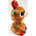 thumbnail image 7 of TY Beanie Boos - Christmas Limited Edition Alpine - Reindeer Red Antlers (Glitter Eyes) Small 6" Plush, 7 of 7