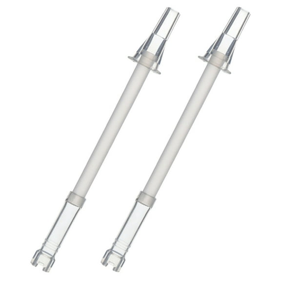 Masteelf 2pcs Water Jug Straws Reusable Insulated Mug Straws Silicone Drinking Straws