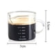 thumbnail image 3 of Vaso medidor de vidrio para espresso BCNMViku de 75 ml con asa (paquete de 2), 3 of 7