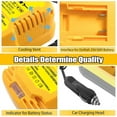 thumbnail image 4 of Mini Car Charger Compatible for De*walt 20V Lithium-Ion Battery Replacement for Lithium-Ion Charger Station, 4 of 7