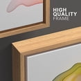 thumbnail image 4 of wall26 Framed Canvas Print Wall Art Set Pastel Watercolor Rainbow Smoke Abstract Shapes Illustrations Modern Art Bohemian Decorative Multicolor for Living Room, Bedroom, Office - 24"x36"x3, 4 of 5