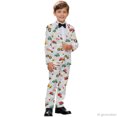 thumbnail image 4 of Whosucclay Cartoon Construction Vehicle Pattern, Elastic Waist Polyester Boys Suit Two Pockets Soft Boys Suit Set for School Wedding Party, 4 of 10