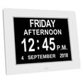 thumbnail image 2 of 8" Month Digital Calendar Day Clock Elderly Wall / Desk, 2 of 8