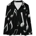 thumbnail image 4 of HPINK-T Pajama Sets for Womens Cowboys Riding Horses Loose Button Down Long Sleeve Shirts And Pants Set, 4 of 12