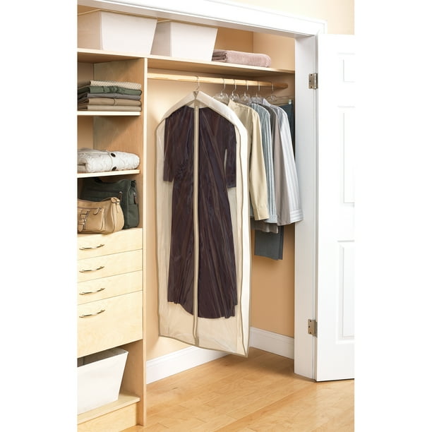 Mainstays Canvas Dress Bags, Brownstone Trim, 3Pack