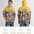 thumbnail image 6 of The Cuphead Show Hoodie 3D Print Pullover Hooded Long Sleeve Sweatshirts Tops Blouse with Pocket for Mens Womens, 6 of 7