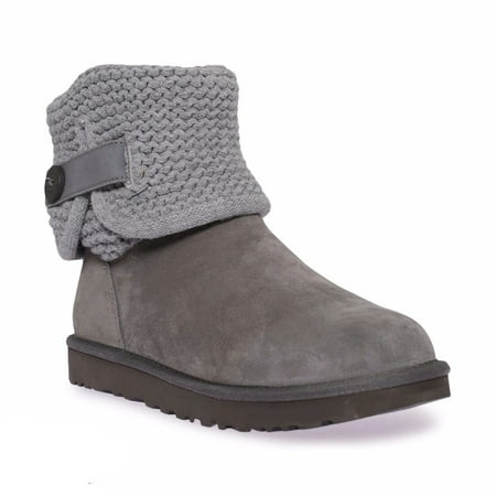 

UGG Darrah II 1017331K Little Kids Gray Suede Mid Top Casual Sweater Boot UGG301 (1)