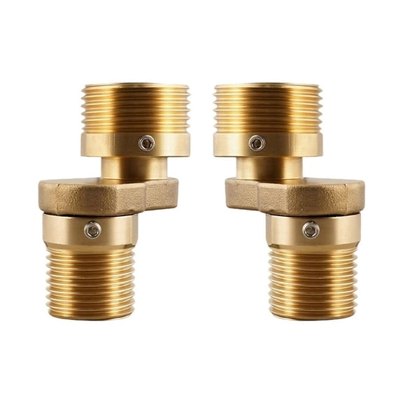 2Pcs Wall Mounted Shower Faucet Adapter Bathroom Hardware Thickened Angles Adjustment Copper Angled Curved Foot