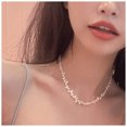 thumbnail image 3 of Guardurnaity Collar de perlas para mujer, gargantilla de cadena, collares de clavícula, adornos para el cuello, joyería para damas para citas, joyas de Ropa, zapatos y accesorios Miscelánea Guardurnaity AP014646-00, 3 of 6