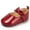 A13/Red, variant on Bonario Baby Girls Shoes Infant Mary Jane Dress Bowknot Princess Crib Flats for Newborn First Walkers 3-18 Months