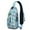 Sky-blue-37, variant on Crossbody Sling Backpack for Women Men Cute Ocean Life Turtle Shoulder Sling Crossbody Casual Chest Bag for Travel Sports Running Hiking